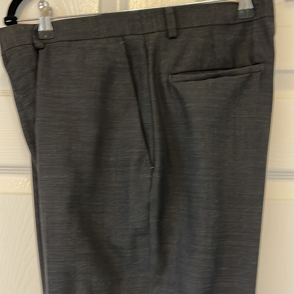 DKNY mens dark grey dress pants - Picture 5 of 11